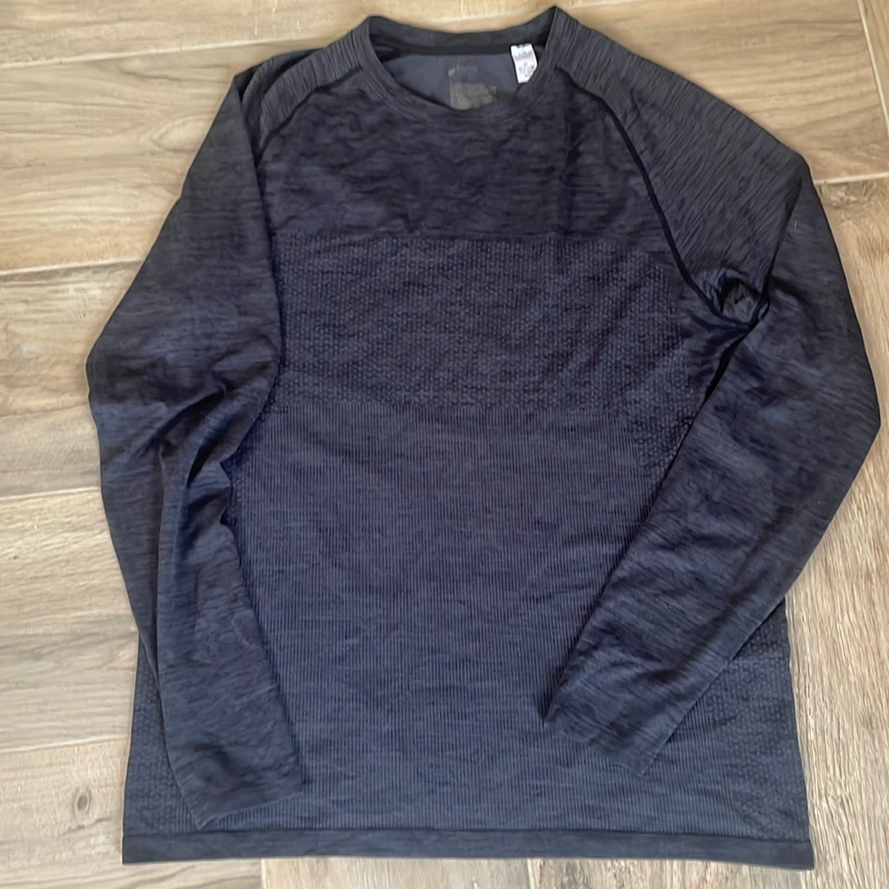 Zella Shirt Men's Large Gray LS Athleisure
